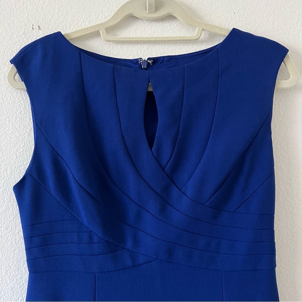 Kay Unger Royal Blue Mermaid Gown Keyhole Formal Evening Dress Size 6 - Picture 5 of 16